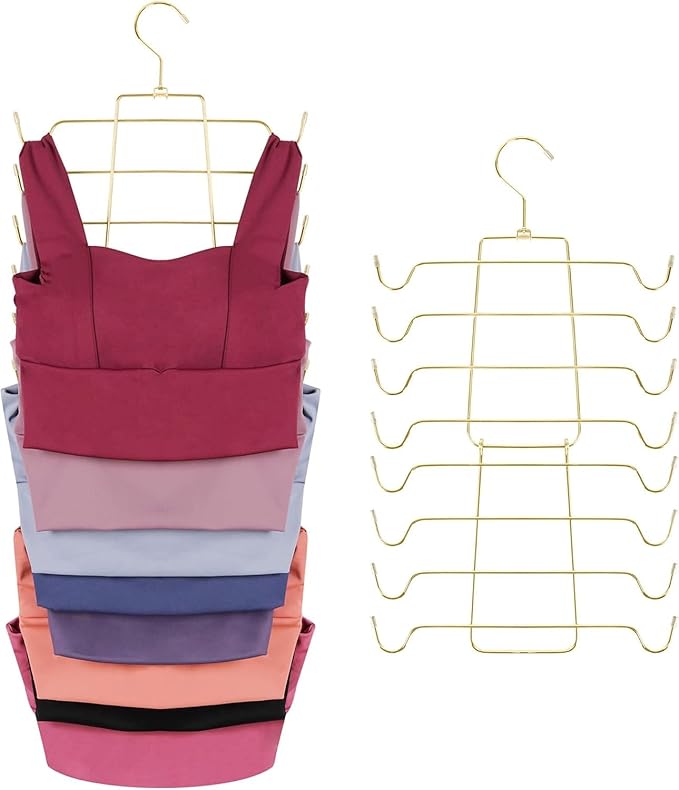 ZEDODIER 3 Pack Tank Top Hanger Space Saving, Bra Hangers by ZEDODIER