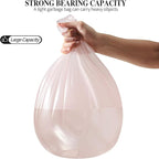 5 Rolls Small Trash Garbage Bags, 4 Gallon Strong Thin Material Disposable - Image 4