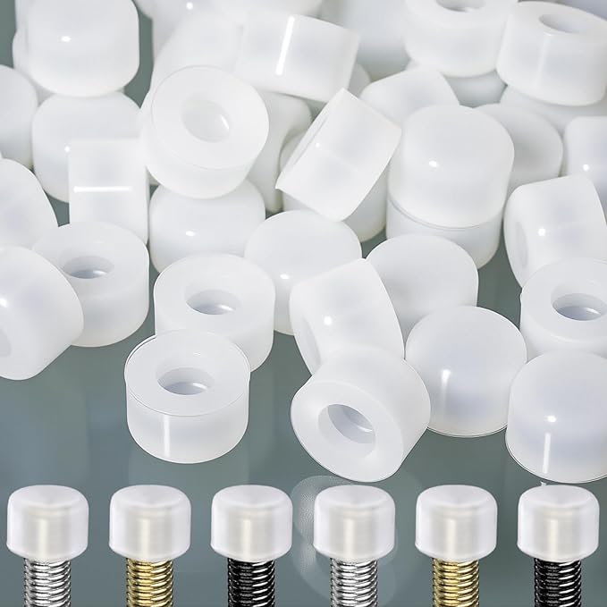 Outus 50 Pcs Rubber Door Stop Silicone Replacement Door Stop Caps Tips Bumpers - Image 8