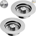 3 in 1 Kitchen Sink Drain Strainer Anti-Clogging Kitchen Sink Drain Stopper by RLQXG