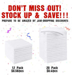 HOMEXCEL White Microfiber Cleaning Cloths, 20 Pack Cleaning Rags - Image 5
