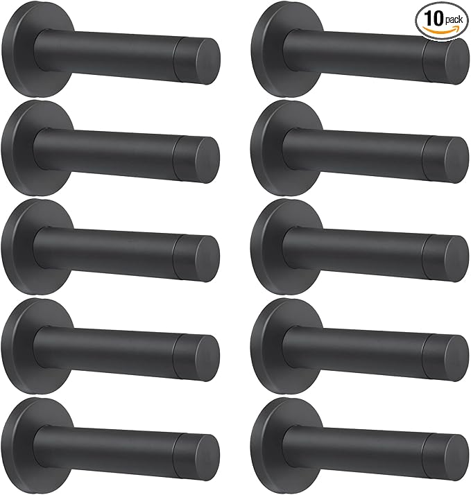 DOKU 10Pcs Door Stop, 3.5 Inch Heavy Duty 304 Stainless Steel Door Stopper by DOKUHOME