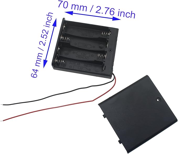 4 PCS 4 Slots AA Battery Holder Bundle - Image 2