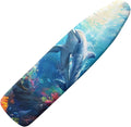 GLENLCWE Underwater Dolphin Print Ironing Board Cover, 54x15 inches by GLENLCWE