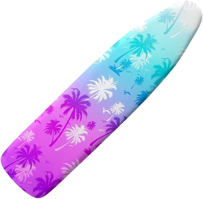 Tropical Palm Tree Leaf Ironing Board Cover by Tongluoye