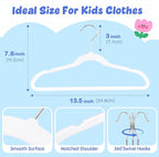 HOUSE DAY 13.5 Inch Kids Hangers 50 Pack - Image 2