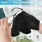 6PCS Large Eyeglass Cleaning Cloths, 12 x12 inches Glasses Cleaner, - Image 3