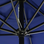 Sunnyglade 9' Patio Umbrella Outdoor Table Umbrella with 8 Sturdy Ribs (Navy Blue) - Image 4