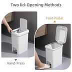 MOPALL 21.5L/5.7Gal Slim Bathroom Trash Can - Image 2