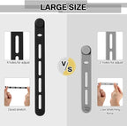 42 Pcs Silicone Cable Ties Reusable Cord Organizer Adjustable Data Cable Wraps - Image 2