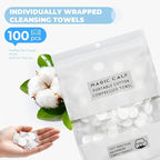 Classycoo Compressed Towel 100 PCS Mini Tablets Disposable Portable Face Towel - Image 5