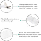 4Pcs Adjustable Bed Sheet Straps Clips, Elastic Mattress Sheet Fasteners Holder - Image 2