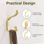 Large Wall Hooks for Hanging Coats: Heavy Duty Wall-Mount Hanger, Mudroom Hooks - Image 5