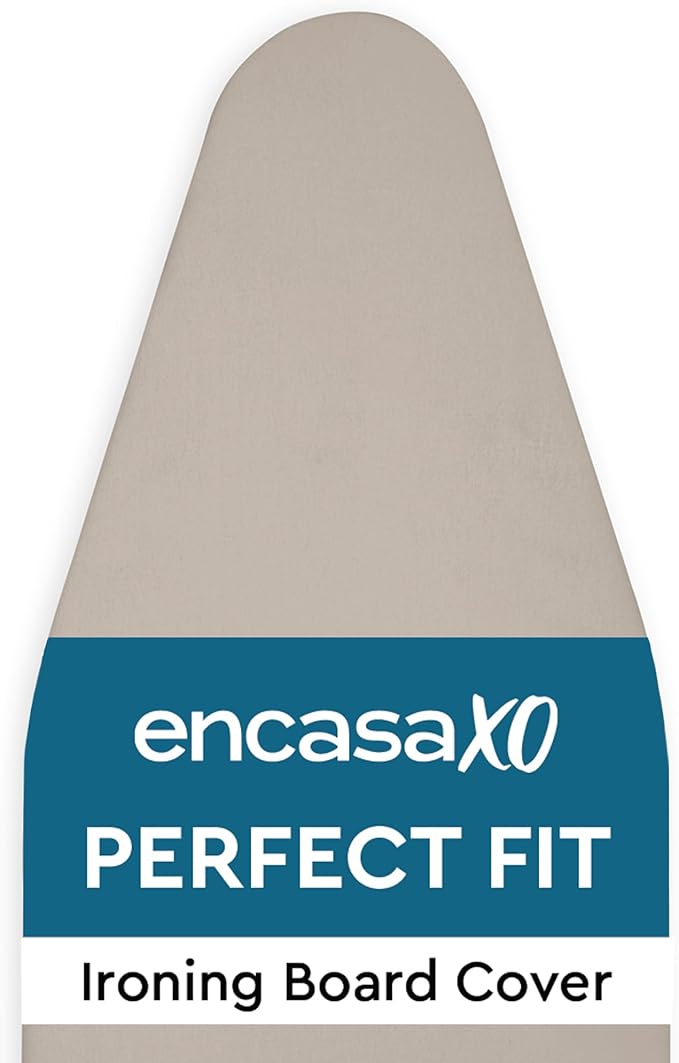 Encasa XO Ironing Board Cover and Pad 54"x15" - 4mm Felt Large Iron Board Cover by EncasaXO