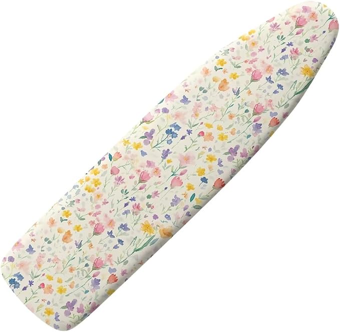 Ditsy Floral Ironing Board Cover 15 x 54 Inch, Colorful Flower Standard Ironing by Daulesho