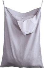 Amazhiyu Pure Linen Over The Door Laundry Hanging Hamper Bag by Amazhiyu