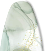 Extra Thick Ironing Board Cover and Pad, Sage Green Marble 15x54 Ironing Board - Image 6