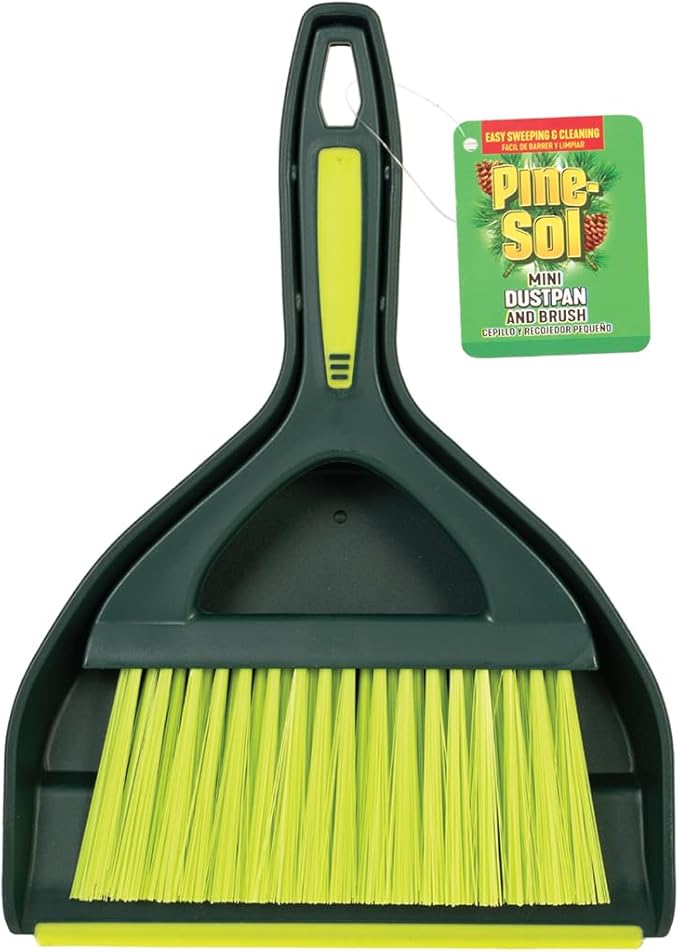 Pine-Sol Mini Dustpan and Brush Set | Nesting Snap-On Design | Portable - Image 6