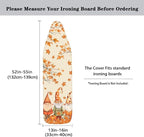 Fall Leaves Dwarf Ironing Board Covers Easy to Install Stain Resistant Hook and - Image 5