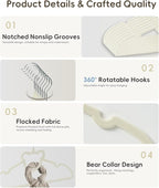 GoodtoU Velvet Hangers 50 Pack - Image 4