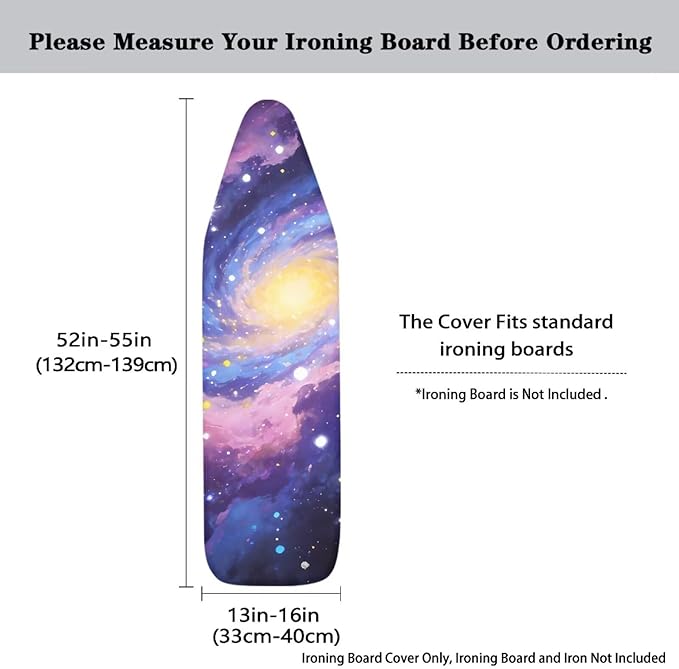 Iron Board Cover Galaxy Heavy Duty Lightweight Ironing Accessories Non-Slip - Image 5
