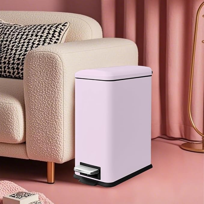 8 Gallon Step Trash Can with Soft Close Lid, 30L Stainless Steel Garbage Can - Image 9