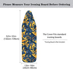 Forest Leaves Ironing Board Cover, Modern Plant Leaf Grade Standard Size - Image 5