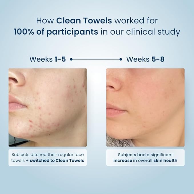 Clean Skin Club Clean Towels®, 100% USDA Biobased Face Towel, Disposable Face - Image 8