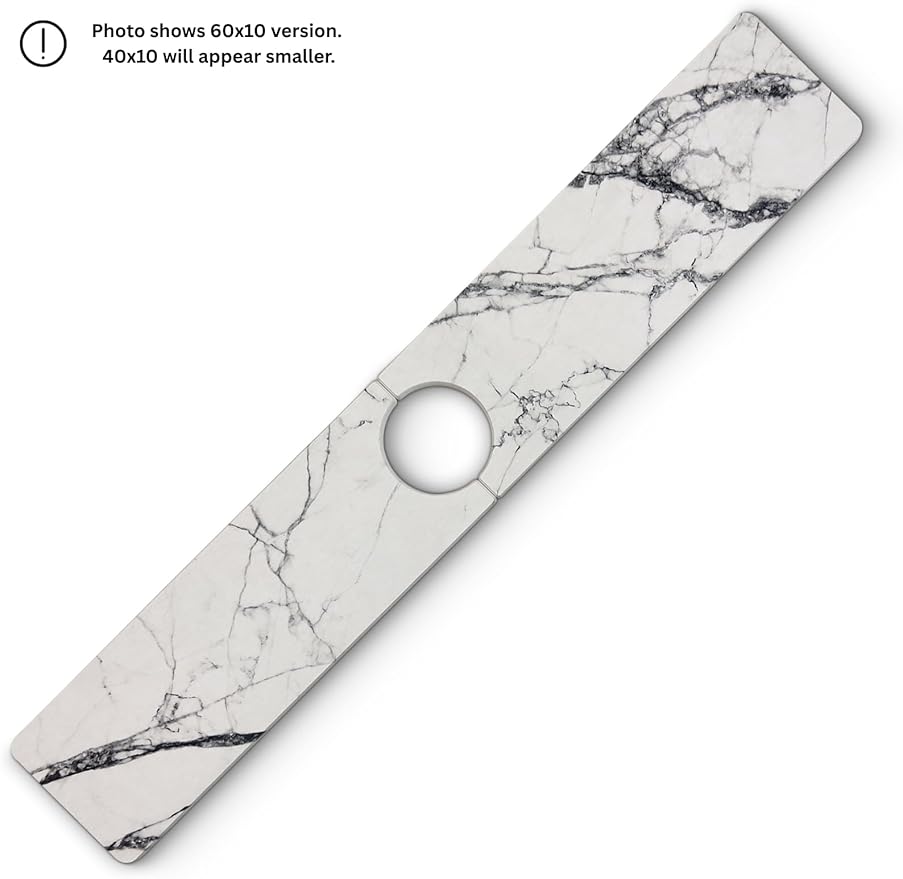 Faucet Splash Guard for Kitchen Sink – Super Absorbent Diatomite Stone Mat - Image 2