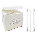 Cotton Swabs with Paper Sticks 1000ct, Double Round Cotton Buds by qzcccecl
