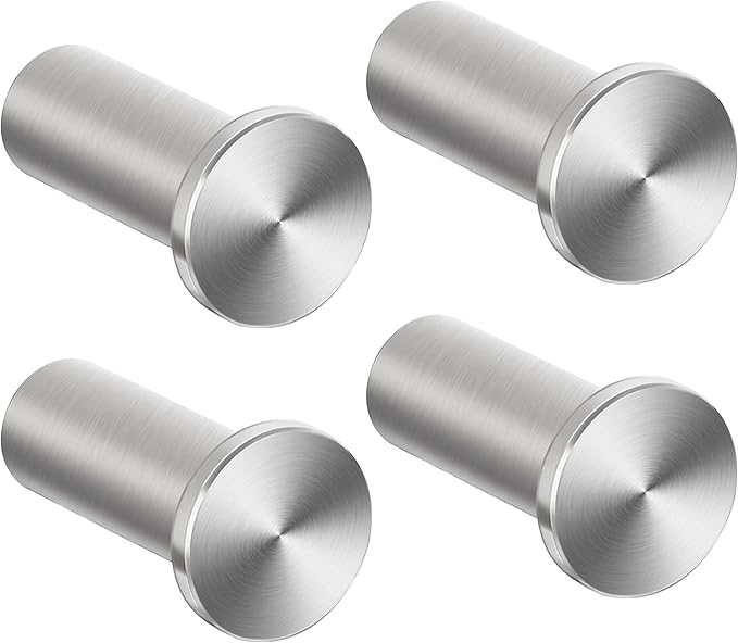 SAYAYO Modern Coat Hooks Wall Mount, Brushed Nickel Towel Hooks by SAYAYO