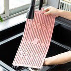 Dish Drying Mat, Large Silicone Drying Mat, Silicone Kitchen Countertop Drying - Image 7