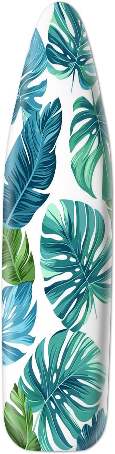 Tropical Leaf Ironing Board Cover Stretch Fabric by HOMETITUTE