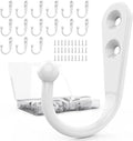 15-Pack Coat Hooks with 30 Screws | Heavy Duty Wall Mounted Hooks by ZAYBOD