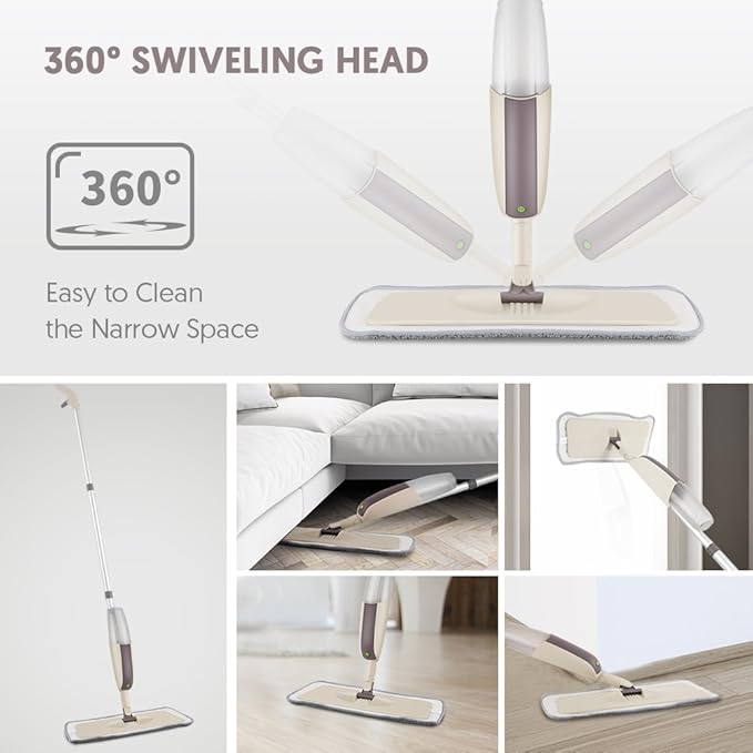 Spray Mops for Floor Cleaning: MEXERRIS Wet Mop - Image 7