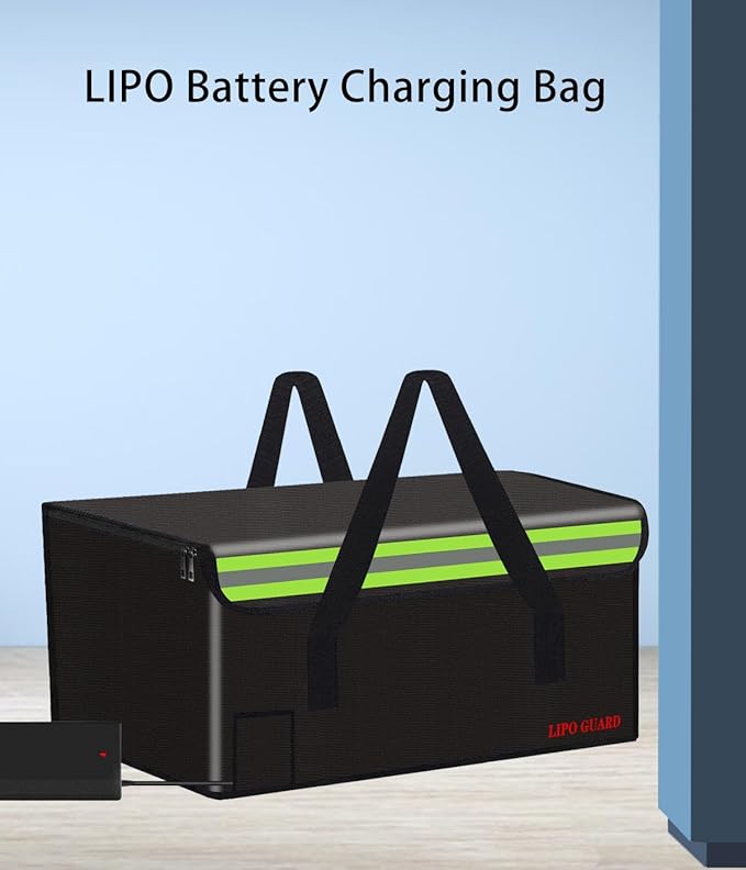 Lipo Battery Safe Bag Large Capatity Fireproof Bag - Image 3