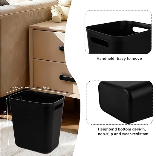 UUJOLY Small Bathroom Trash Can - Image 2