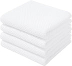 Homaxy 100% Cotton Waffle Weave Kitchen Dish Towels, Ultra Soft Absorbent Quick by Homaxy