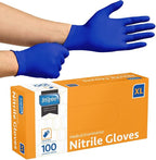 Inspire Cobalt Blue Nitrile Disposable Gloves | 4.5 Nitrile Safety Medical Exam - Image 8