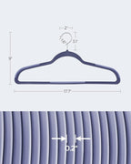 SONGMICS Clothes Hangers, Space-Saving, Dark Blue Ash and Light Blue Ash - Image 5