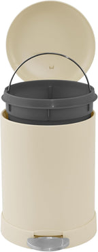 Glad Small Trash Can, 1.2 Gallon | Round Stainless Steel Garbage Bin - Image 3