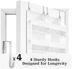 Over The Door Organizer 6 Tiers, Extra Large Behind Door Storage of 12 - Image 6