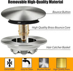 Bathtub Drain Stopper, Pop Up Tub Stopper and Cover, Bottom - Image 5