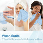 HOMEXCEL Microfiber Washcloths 12 Pack, Highly Absorbent and Soft Face Towel - Image 6