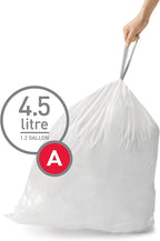 simplehuman Code A 90 Count, Dispenser Pack Custom Fit Liners, Drawstring Trash - Image 2