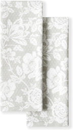 Martha Stewart Dual Purpose Kitchen Towel 2-Pack Set, Floral Vine by MarthaStewart
