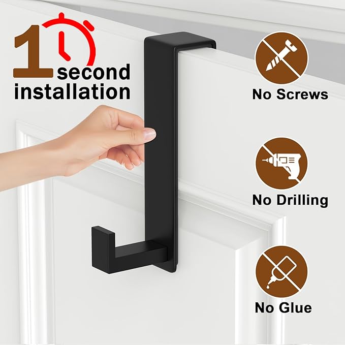 Over The Door Hooks, Door Hanger Hooks - Image 3