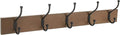 Amazon Basics Rectangular Farmhouse Wall-Mounted Coat Rack by AmazonBasics