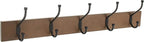 Amazon Basics Rectangular Farmhouse Wall-Mounted Coat Rack by AmazonBasics