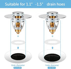 2Pcs Bathroom Sink Stoppers ，Pop Up Drain Stopper - Image 3
